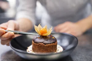 Dessert on a Megayacht